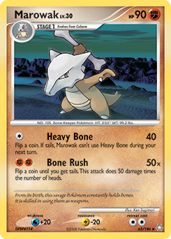 Marowak #63 Marowak - Legends Awakened - #63 - Pokemon TCG card