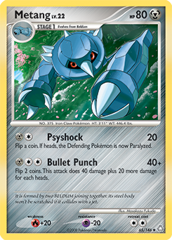 Metang - Legends Awakened - #65 - Pokemon TCG card