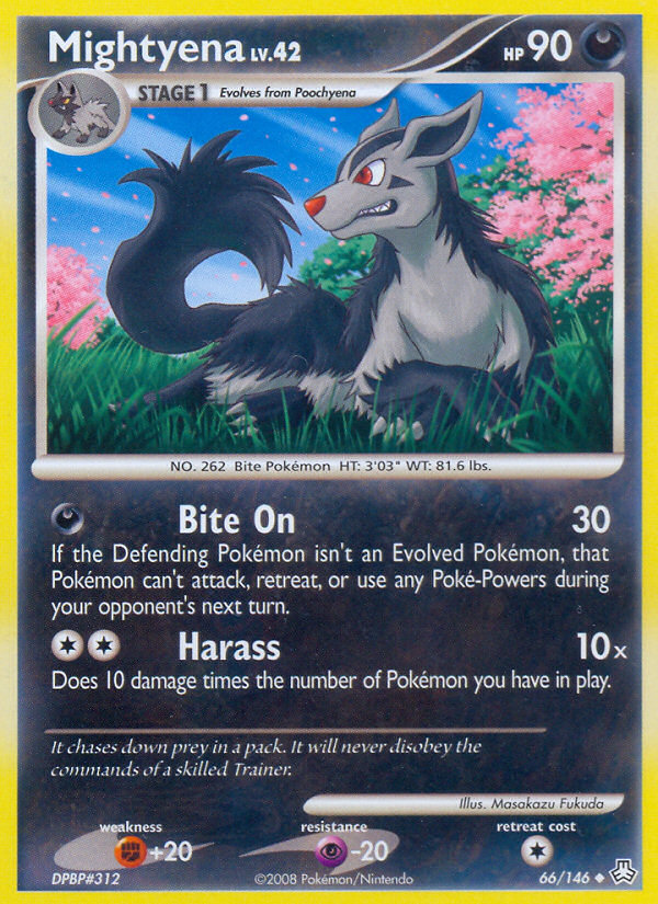 Mightyena - Legends Awakened - #66 - Pokemon TCG card
