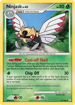 Ninjask - Legends Awakened - #67 - Pokemon TCG card