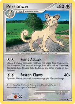 Persian #68 Persian - Legends Awakened - #68 - Pokemon TCG card