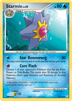 Starmie - Legends Awakened - #71 - Pokemon TCG card