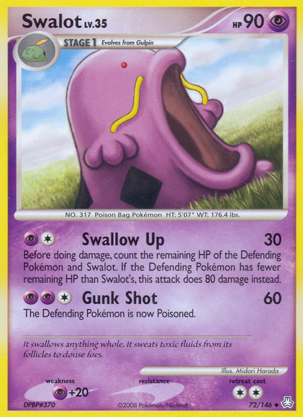Swalot - Legends Awakened - #72 - Pokemon TCG card