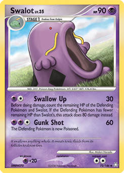 Swalot #72 Swalot - Legends Awakened - #72 - Pokemon TCG card