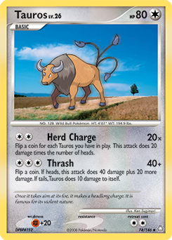 Tauros - Legends Awakened - #74 - Pokemon TCG card