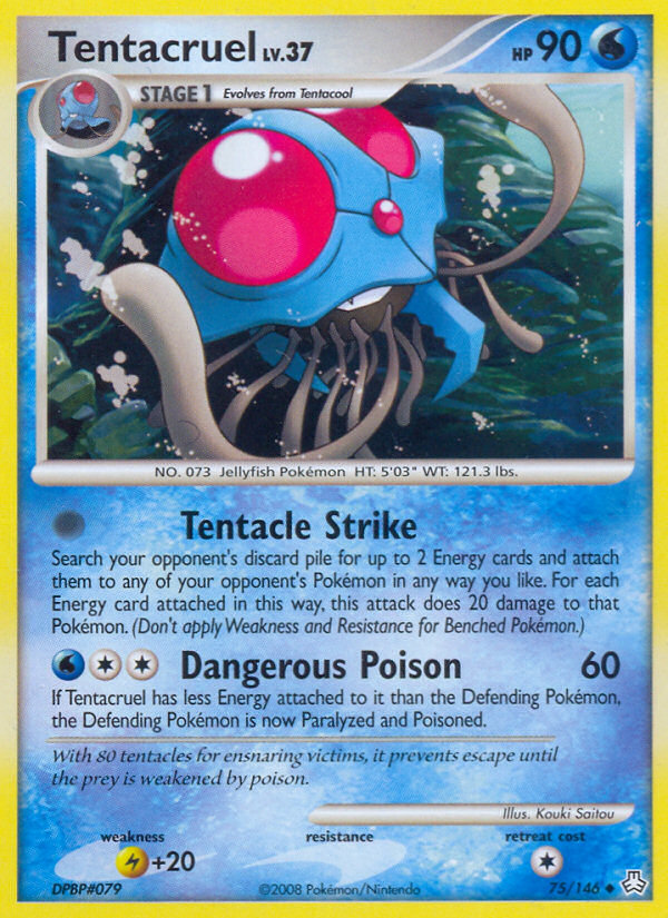 Tentacruel - Legends Awakened - #75 - Pokemon TCG card