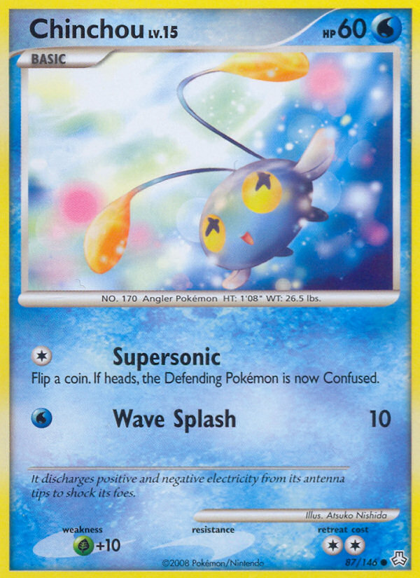 Chinchou - Legends Awakened - #87 - Pokemon TCG card