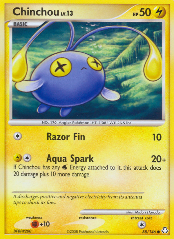 Chinchou - Legends Awakened - #88 - Pokemon TCG card