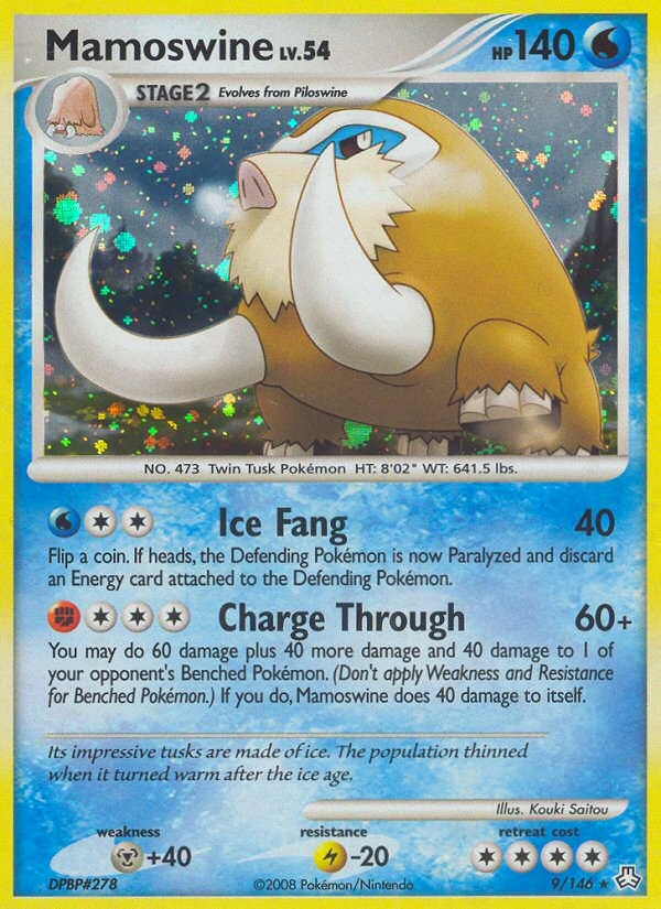 Mamoswine - Legends Awakened - #9 - Pokemon TCG card