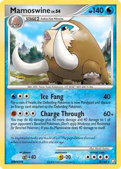 Mamoswine #9 Mamoswine - Legends Awakened - #9 - Pokemon TCG card