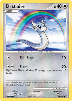 Dratini #91 Dratini - Legends Awakened - #91 - Pokemon TCG card