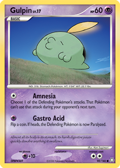 Gulpin #98 Gulpin - Legends Awakened - #98 - Pokemon TCG card