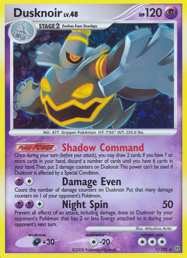 Dusknoir - Stormfront - #1 - Pokemon TCG card