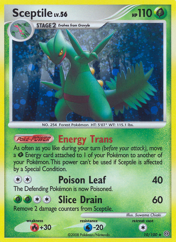Sceptile - Stormfront - #10 - Pokemon TCG card