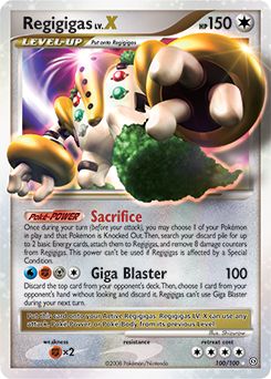 Regigigas LV.X #100 Regigigas LV.X - Stormfront - #100 - Pokemon TCG card