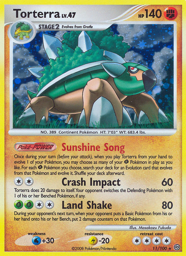 Torterra - Stormfront - #11 - Pokemon TCG card