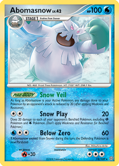 Abomasnow #12 Abomasnow - Stormfront - #12 - Pokemon TCG card