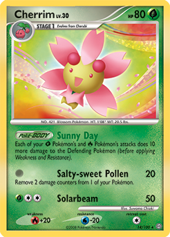 Cherrim #14 Cherrim - Stormfront - #14 - Pokemon TCG card