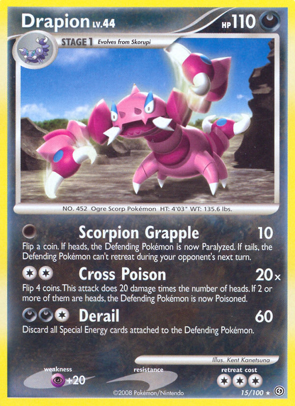 Drapion - Stormfront - #15 - Pokemon TCG card
