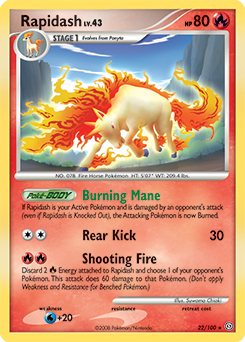 Rapidash #22 Rapidash - Stormfront - #22 - Pokemon TCG card