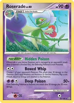Roserade #23 Roserade - Stormfront - #23 - Pokemon TCG card