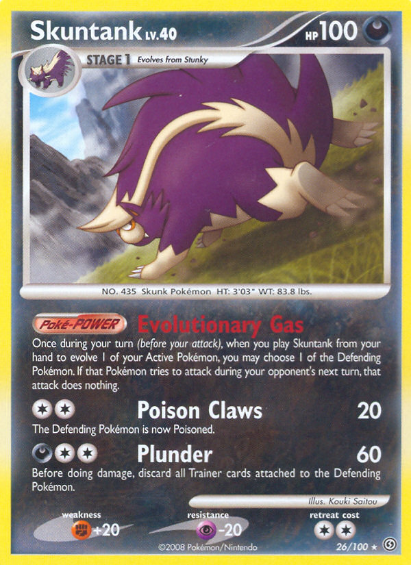 Skuntank - Stormfront - #26 - Pokemon TCG card