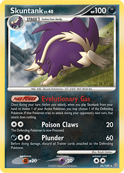 Skuntank #26 Skuntank - Stormfront - #26 - Pokemon TCG card