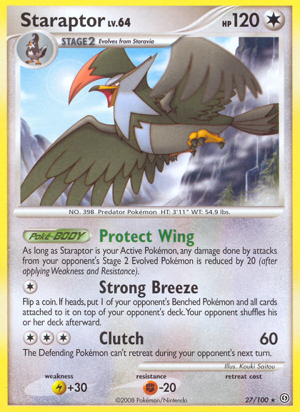 Staraptor - Stormfront - #27 - Pokemon TCG card