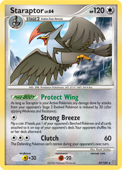 Staraptor #27 Staraptor - Stormfront - #27 - Pokemon TCG card