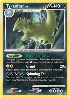 Tyranitar #30 Tyranitar - Stormfront - #30 - Pokemon TCG card