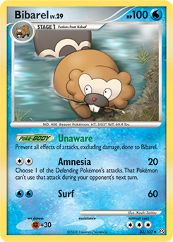 Bibarel #32 Bibarel - Stormfront - #32 - Pokemon TCG card