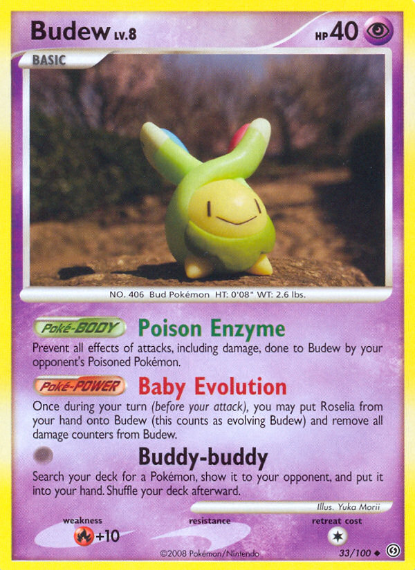 Budew - Stormfront - #33 - Pokemon TCG card