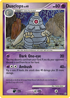 Dusclops #34 Dusclops - Stormfront - #34 - Pokemon TCG card