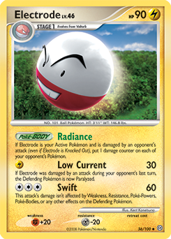 Electrode #36 Electrode - Stormfront - #36 - Pokemon TCG card