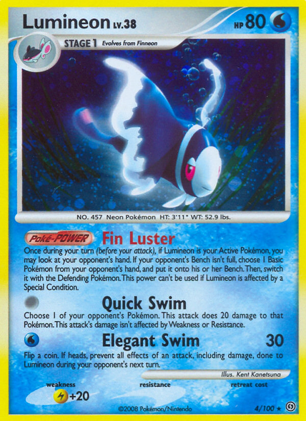 Lumineon - Stormfront - #4 - Pokemon TCG card