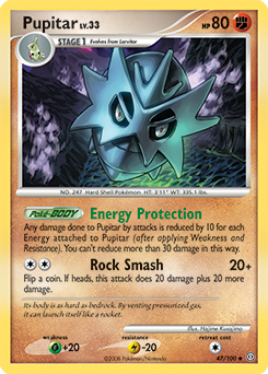 Pupitar #47 Pupitar - Stormfront - #47 - Pokemon TCG card