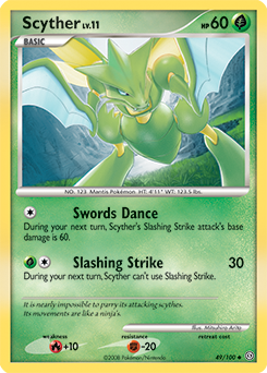 Scyther #49 Scyther - Stormfront - #49 - Pokemon TCG card