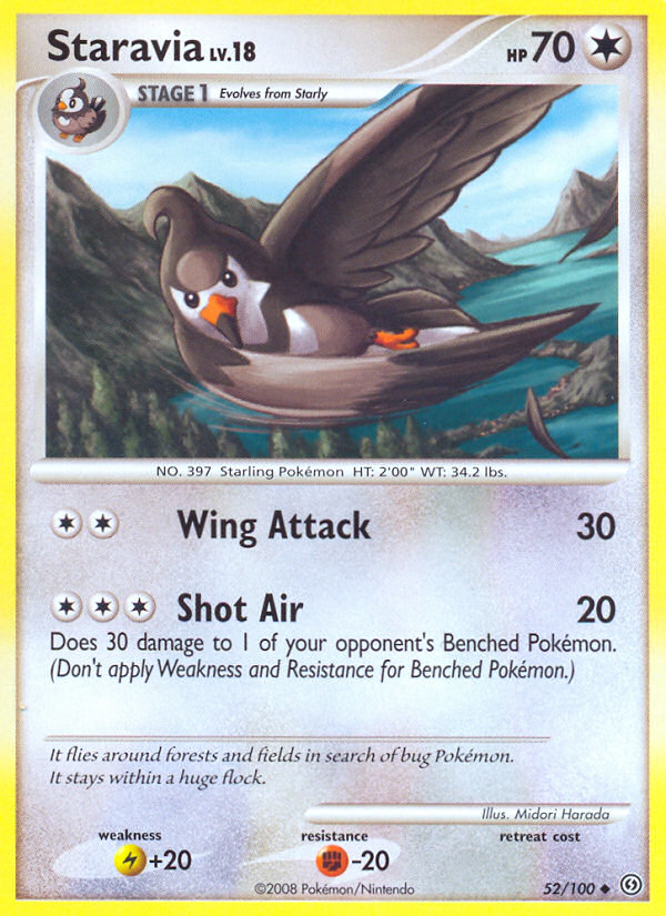 Staravia - Stormfront - #52 - Pokemon TCG card