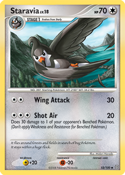 Staravia - Stormfront - #52 - Pokemon TCG card