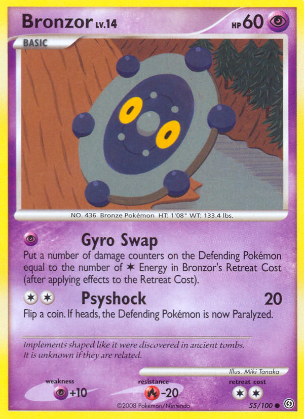 Bronzor - Stormfront - #55 - Pokemon TCG card