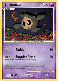 Duskull #60 Duskull - Stormfront - #60 - Pokemon TCG card
