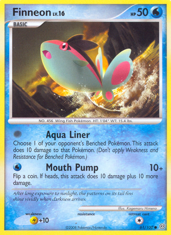 Finneon - Stormfront - #61 - Pokemon TCG card