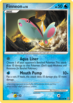 Finneon - Stormfront - #61 - Pokemon TCG card