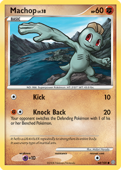 Machop - Stormfront - #64 - Pokemon TCG card