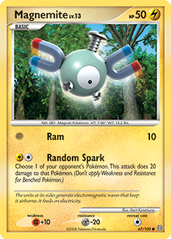 Magnemite #67 Magnemite - Stormfront - #67 - Pokemon TCG card