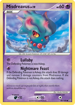 Misdreavus #68 Misdreavus - Stormfront - #68 - Pokemon TCG card