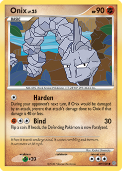 Onix - Stormfront - #69 - Pokemon TCG card