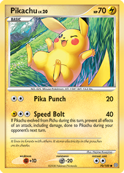 Pikachu #70 Pikachu - Stormfront - #70 - Pokemon TCG card