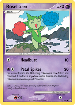 Roselia - Stormfront - #72 - Pokemon TCG card