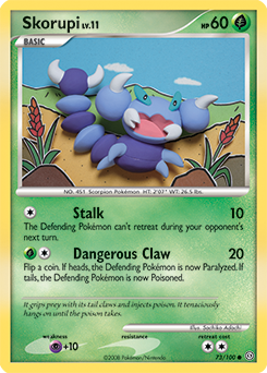 Skorupi #73 Skorupi - Stormfront - #73 - Pokemon TCG card